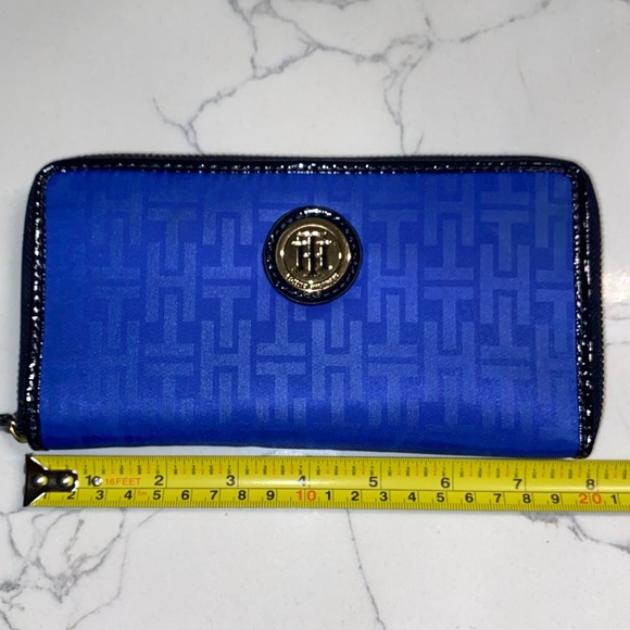 Tommy Hilfiger Wallet Blue Monogram - Picture 8 of 8